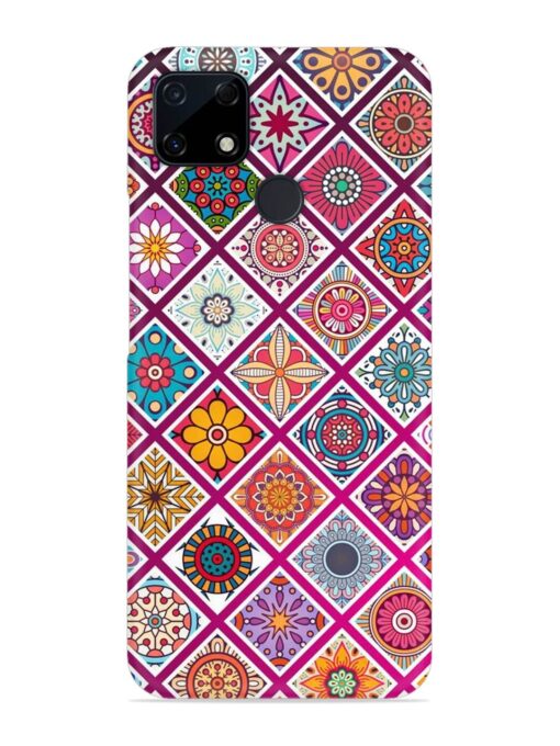 Seamless Tile Pattern Snap Case for Realme C12 Zapvi