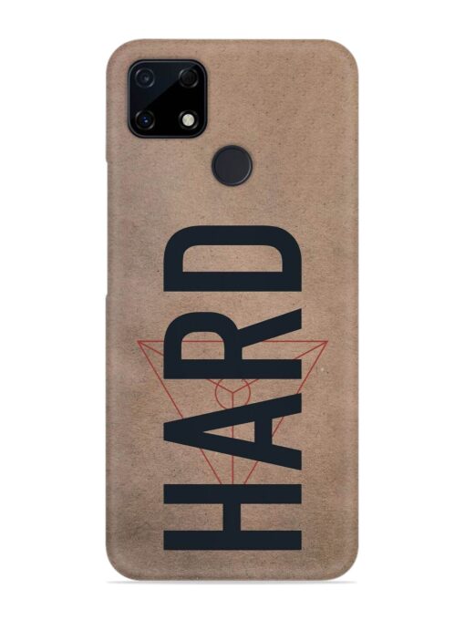 Hard Typo Snap Case for Realme C12 Zapvi