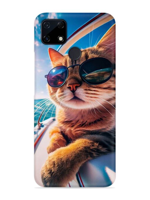 Cat In Style Snap Case for Realme C12 Zapvi