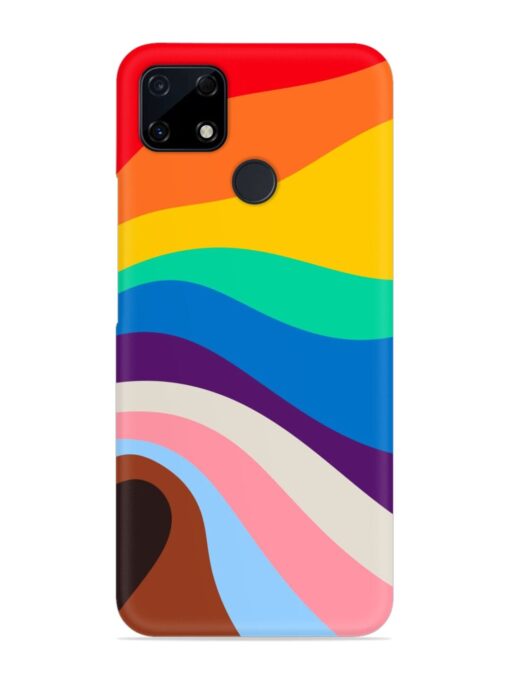 Minimal Pride Art Snap Case for Realme C12 Zapvi