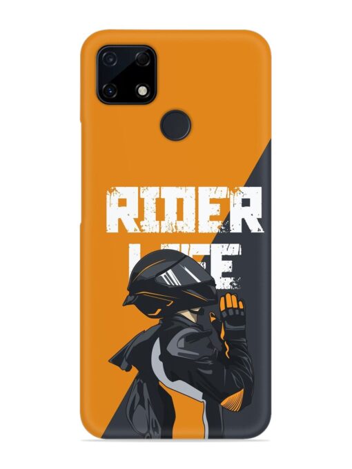 Rider Life Snap Case for Realme C12 Zapvi