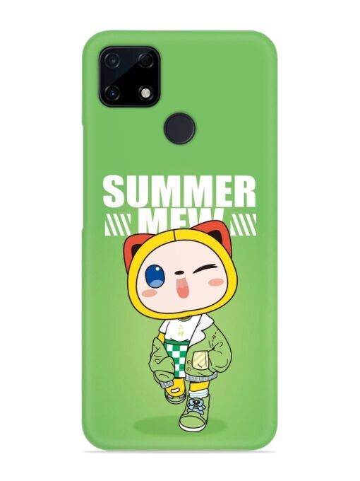 Summer Mew Snap Case for Realme C12 Zapvi