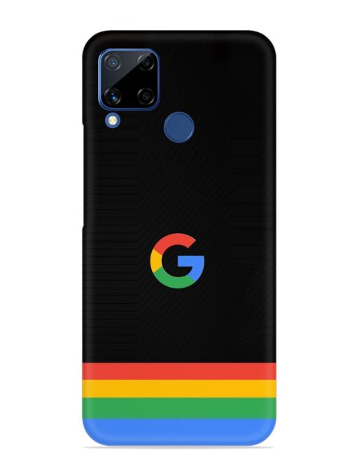 Google Logo Art Snap Case for Realme C15 Zapvi