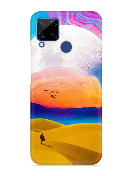 Sandy Desert Snap Case for Realme C15 Zapvi