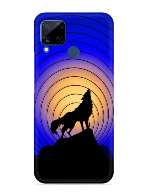 Fox Roaring Design Snap Case for Realme C15 Zapvi