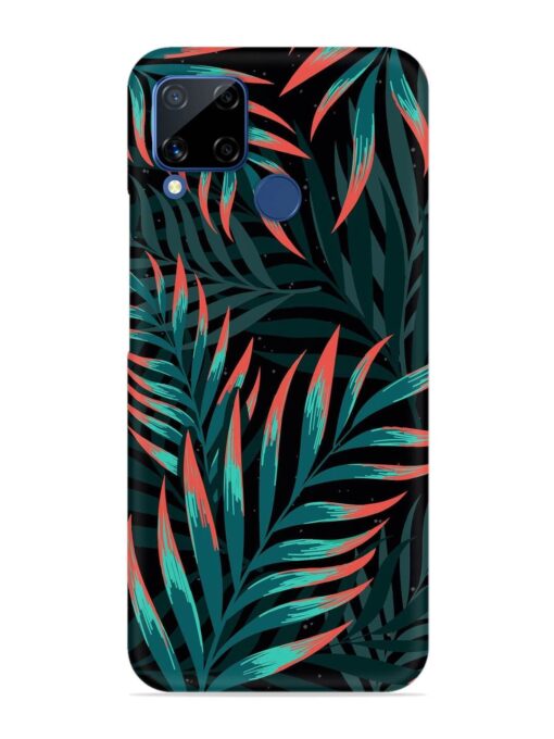 Green Leaf Art Snap Case for Realme C15 Zapvi