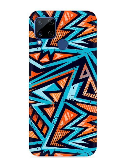 Abstract Seamless Grunge Snap Case for Realme C15 Zapvi