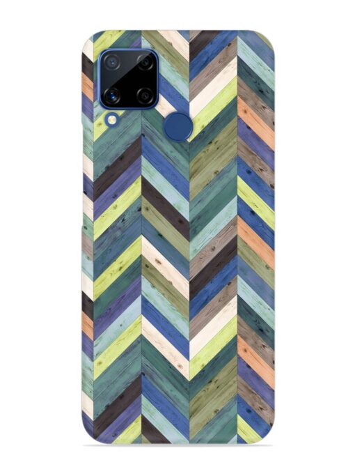 Chevron Random Color Snap Case for Realme C15 Zapvi