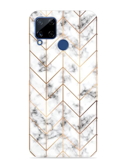 Vector Marble Texture Snap Case for Realme C15 Zapvi