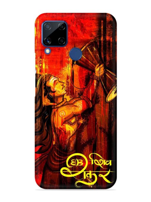 Illustration Lord Shiva Snap Case for Realme C15 Zapvi