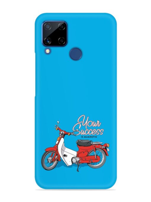 Motorcycles Image Vector Snap Case for Realme C15 Zapvi