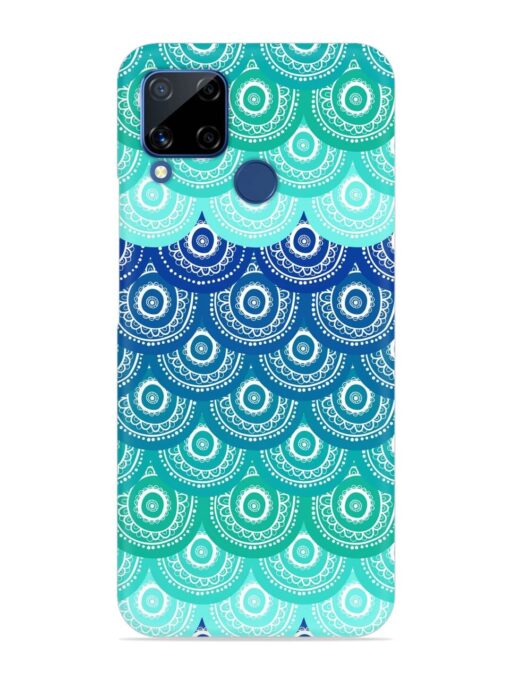 Ethnic Seamless Pattern Snap Case for Realme C15 Zapvi