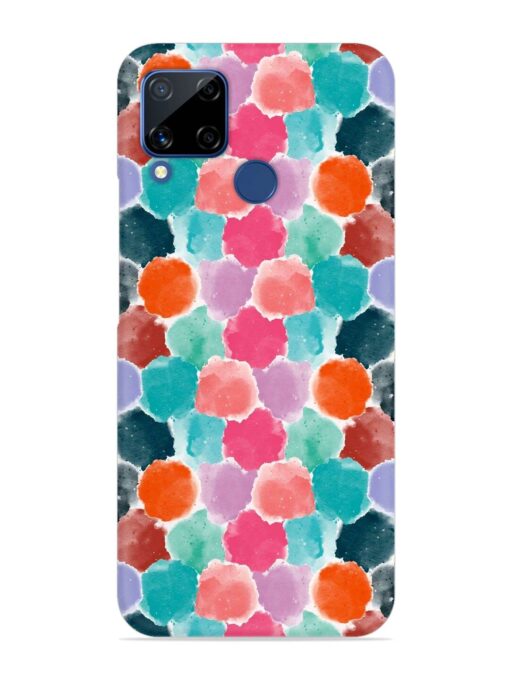 Colorful Seamless Pattern Snap Case for Realme C15 Zapvi