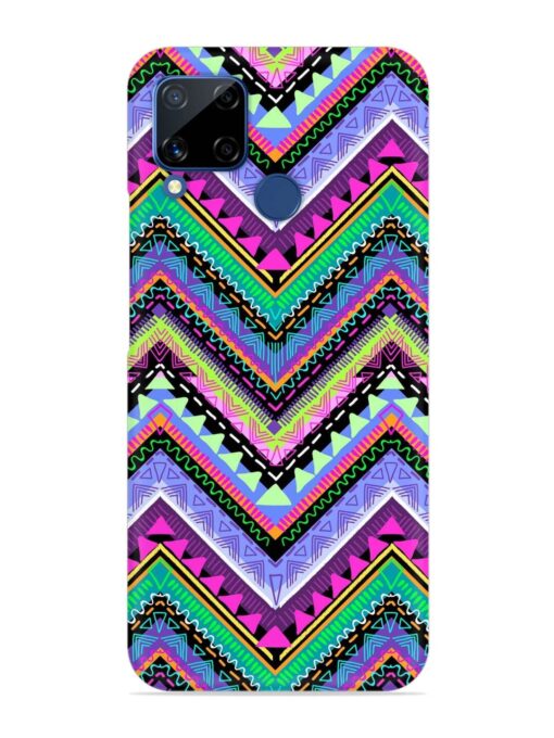 Tribal Aztec Print Snap Case for Realme C15 Zapvi