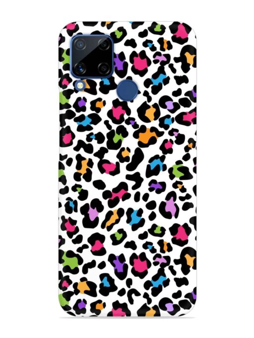 Seamless Leopard Pattern Snap Case for Realme C15 Zapvi