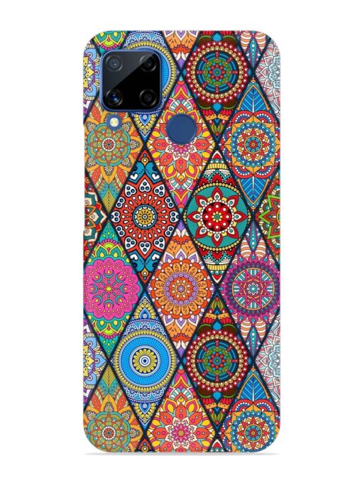 Seamless Tile Pattern Snap Case for Realme C15 Zapvi