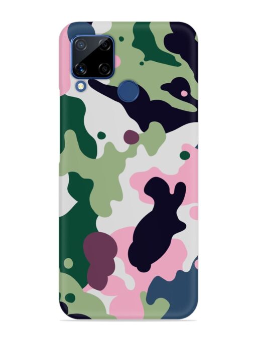 Seamless Funky Camouflage Snap Case for Realme C15 Zapvi