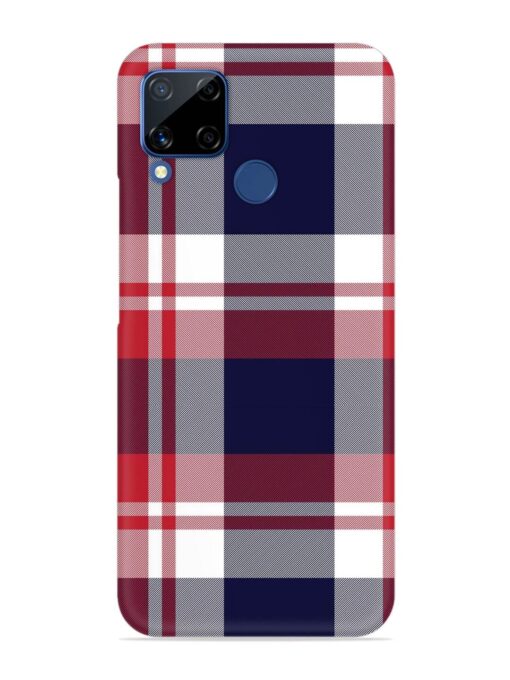 Classic Plaid Tartan Snap Case for Realme C15 Zapvi