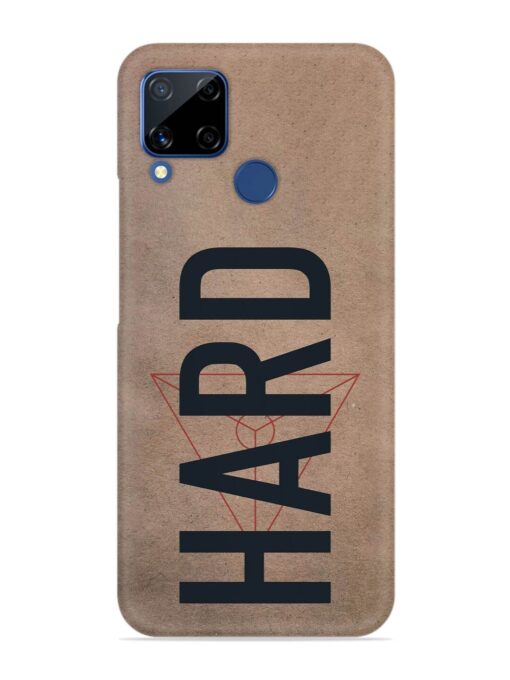 Hard Typo Snap Case for Realme C15 Zapvi