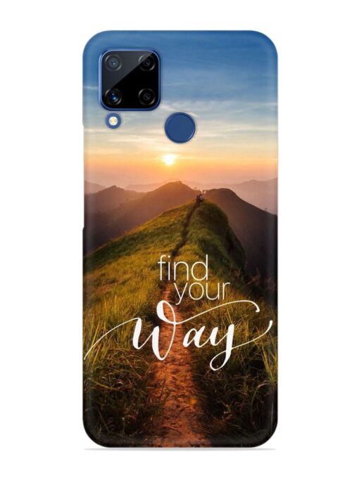 Find Your Way Snap Case for Realme C15 Zapvi