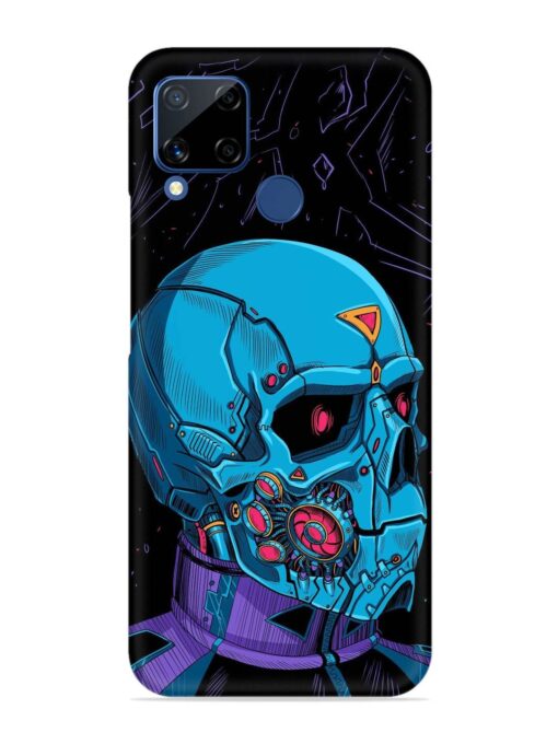 Skull Robo Vector Snap Case for Realme C15 Zapvi