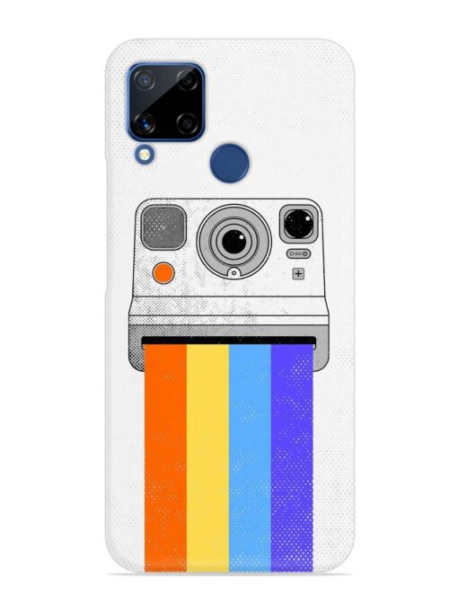 Retro Camera Art Snap Case for Realme C15 Zapvi