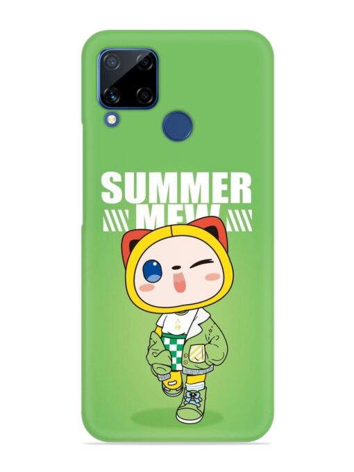 Summer Mew Snap Case for Realme C15 Zapvi