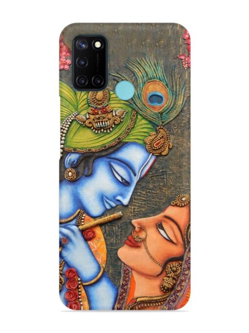 Lord Radha Krishna Flute Art Snap Case for Realme C17 Zapvi