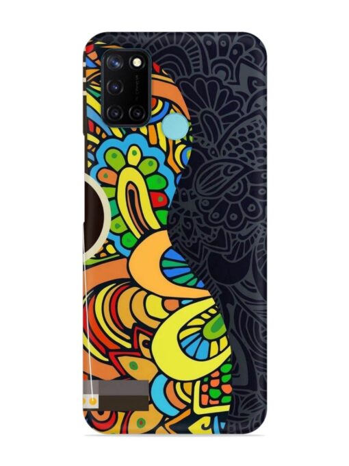 Guitar Vector Art Snap Case for Realme C17 Zapvi