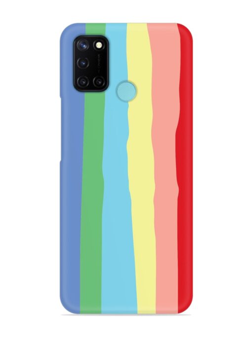 Rainbow Premium Shade Snap Case for Realme C17 Zapvi