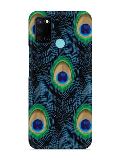 Seamless Pattern Peacock Snap Case for Realme C17 Zapvi