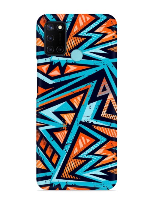 Abstract Seamless Grunge Snap Case for Realme C17 Zapvi