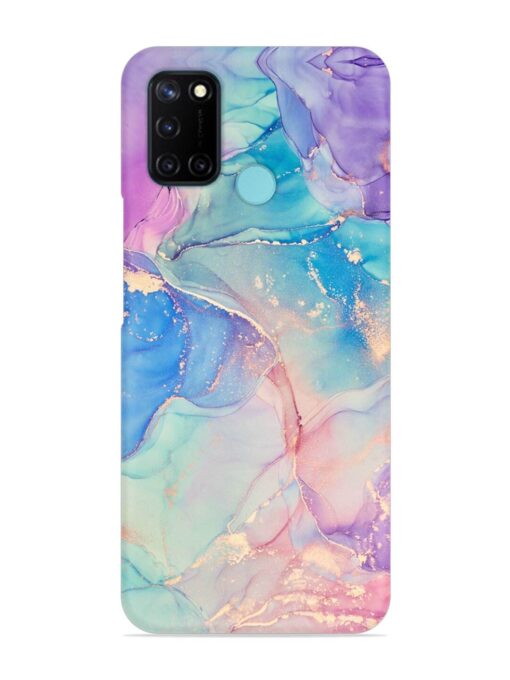 Alcohol Ink Colors Snap Case for Realme C17 Zapvi