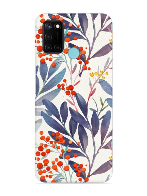 Seamless Floral Pattern Snap Case for Realme C17 Zapvi