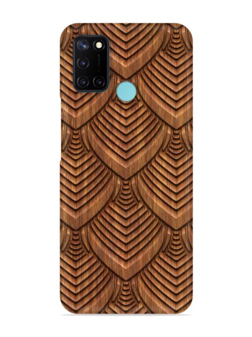 Carved Pattern On Snap Case for Realme C17 Zapvi