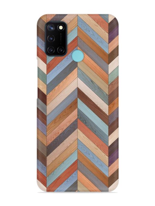 Seamless Wood Parquet Snap Case for Realme C17 Zapvi