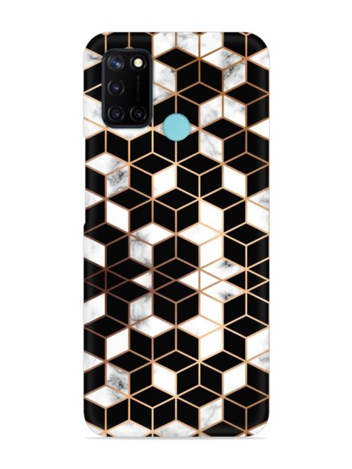 Vector Marble Texture Snap Case for Realme C17 Zapvi