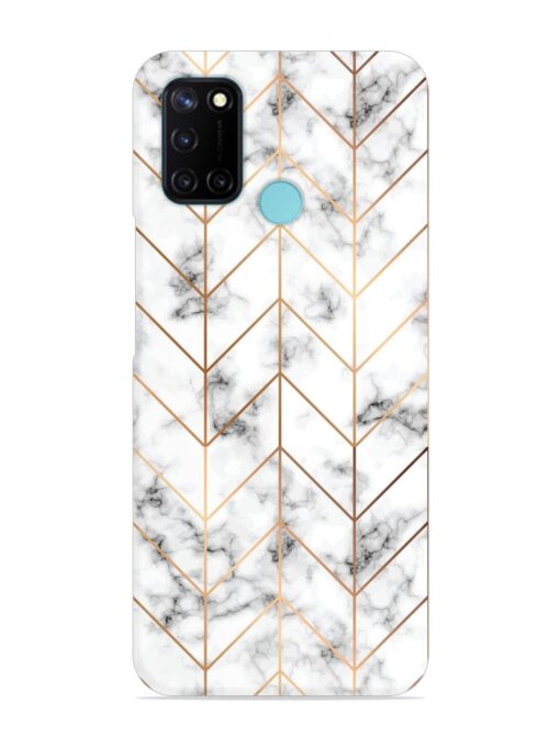 Vector Marble Texture Snap Case for Realme C17 Zapvi