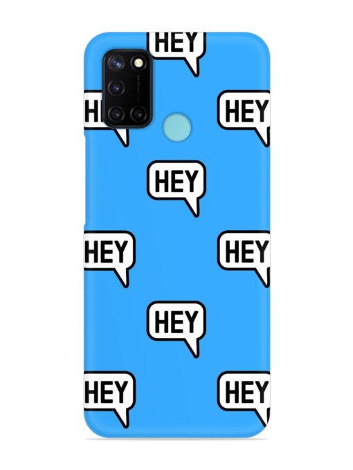 Hey Text Message Snap Case for Realme C17 Zapvi