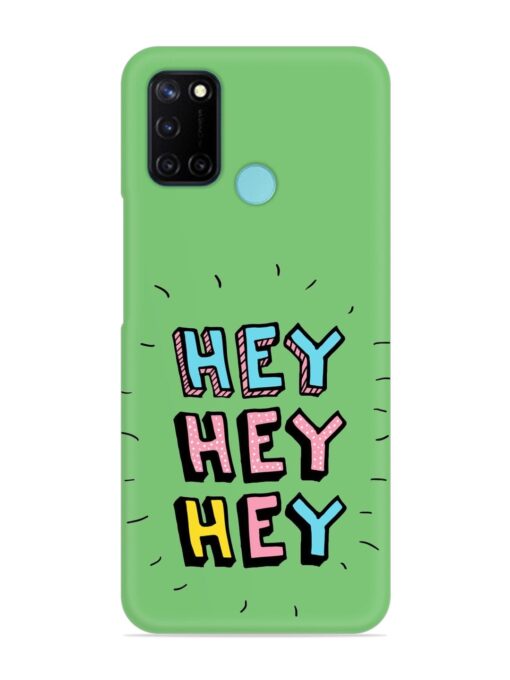 Hey Vector Cartoon Snap Case for Realme C17 Zapvi