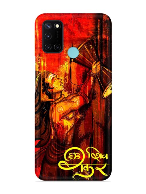 Illustration Lord Shiva Snap Case for Realme C17 Zapvi