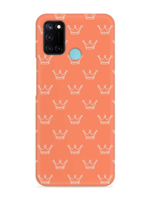 Hand Drawn Crown Snap Case for Realme C17 Zapvi