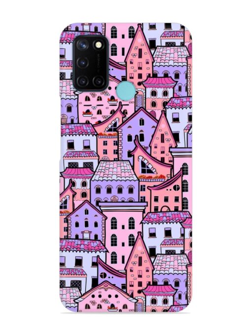 Seamless Pattern Houses Snap Case for Realme C17 Zapvi