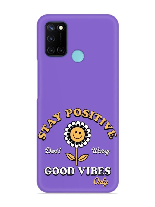 Retro Positive Flower Snap Case for Realme C17 Zapvi