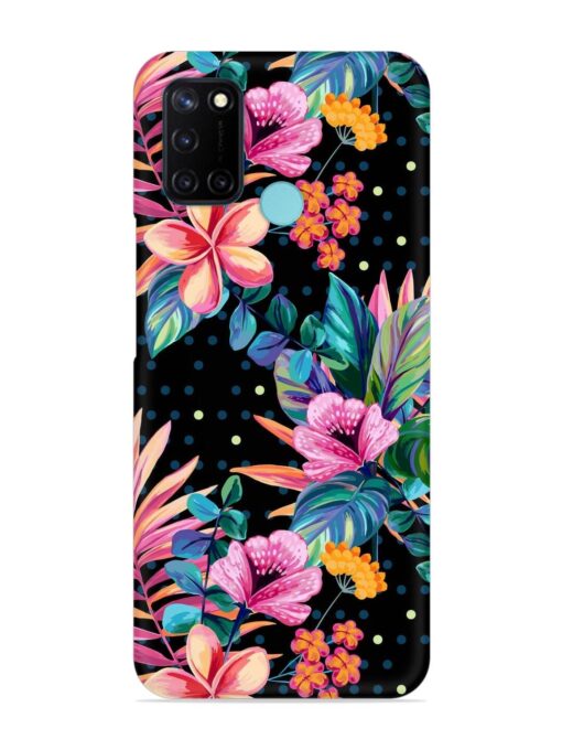 Seamless Floral Pattern Snap Case for Realme C17 Zapvi