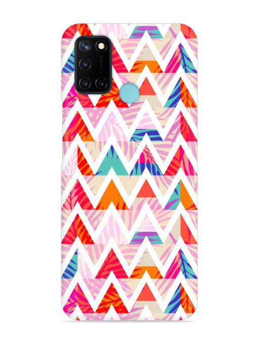 Abstract Triangle Background Snap Case for Realme C17 Zapvi