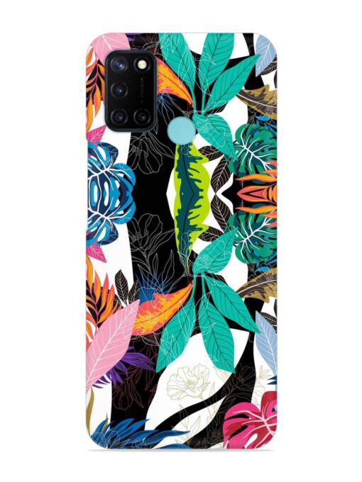 Floral Pattern Bright Snap Case for Realme C17 Zapvi