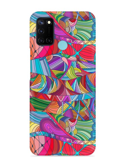 Seamless Patterns Hand Drawn Snap Case for Realme C17 Zapvi