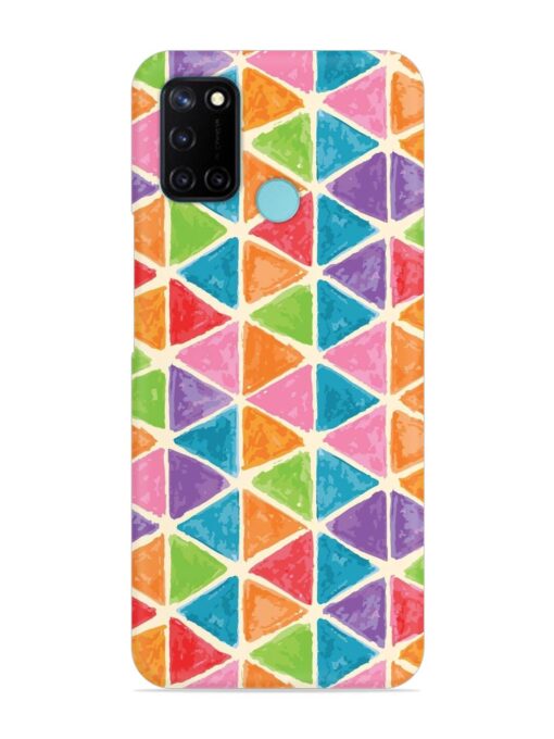 Seamless Colorful Isometric Snap Case for Realme C17 Zapvi