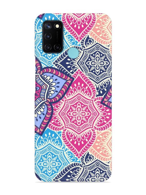 Ethnic Floral Seamless Snap Case for Realme C17 Zapvi